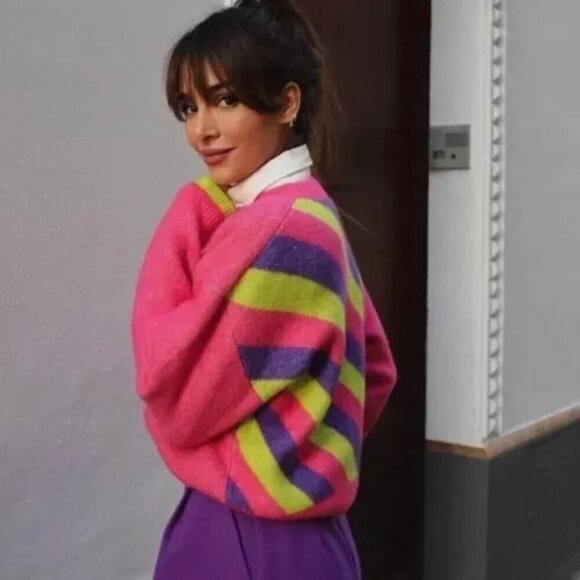 Zara Sweaters - Jacquard Knit Sweater with Snail Size M NWOT